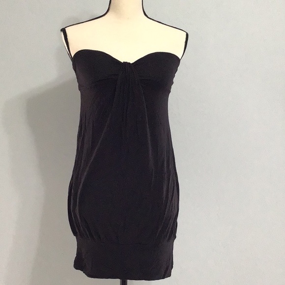 FOREVER 21 BLACK MINI DRESS - Picture 1 of 5